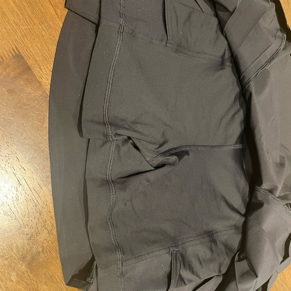 Lululemon High Rise Black Pleated Skirt Skort 4 - Picture 5 of 7
